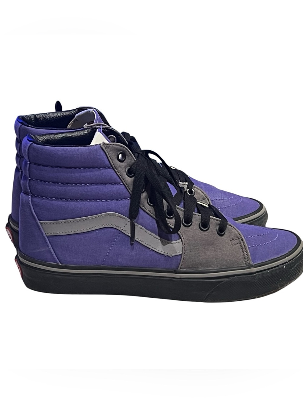 Vans Sk8 hi top vintage sneakers in purple and grey size M 8  W 9.5 Y2K
